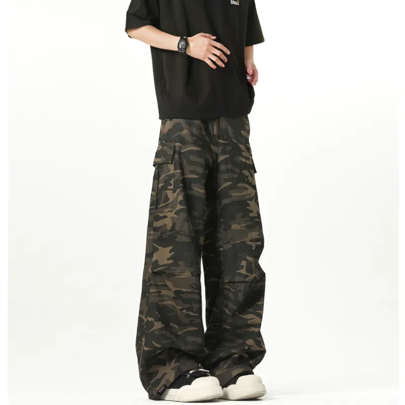 SPONGEBOB SQUAREPANTS Casual Pants Unisex Camouflage-4