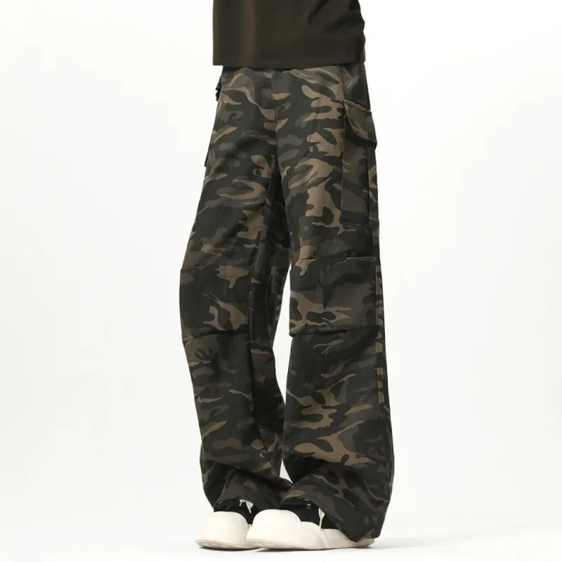 SPONGEBOB SQUAREPANTS Casual Pants Unisex Camouflage-3