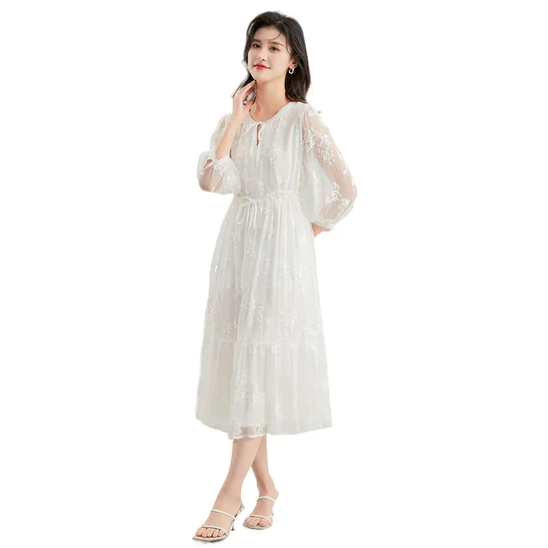 JINJU Long Sleeved Dresses Women's-3