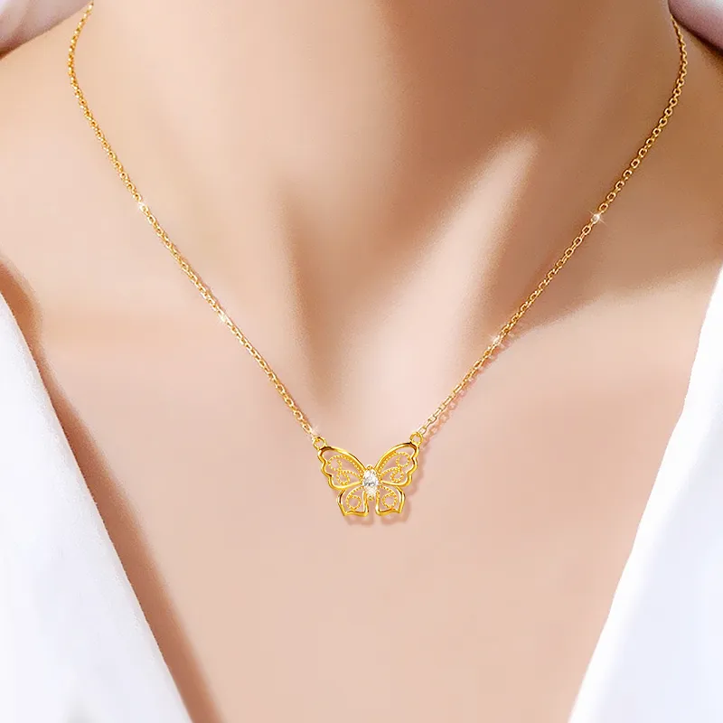 Pursue Love 925 Sterling Silver Necklaces Women's-3