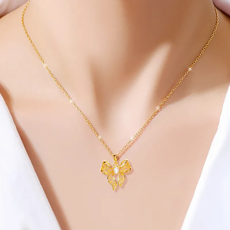 Pursue Love 925 Sterling Silver Necklaces Women's-3