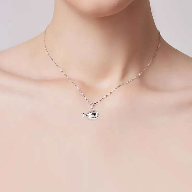 Pursue Love 925 Sterling Silver Necklaces Women's-2