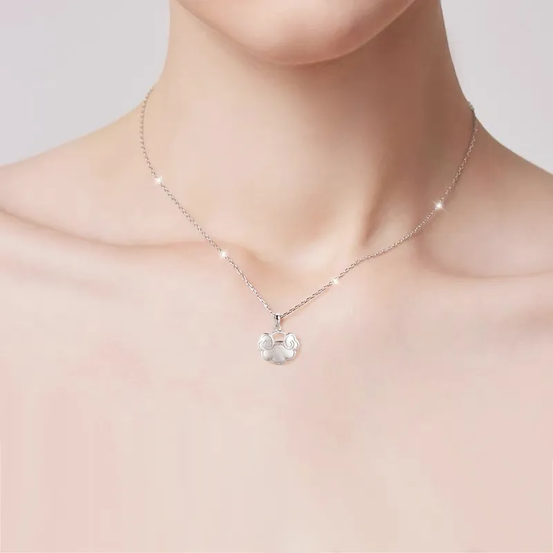 Pursue Love 925 Sterling Silver Necklaces Women's-4
