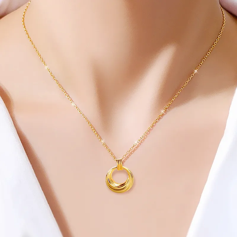 Pursue Love 925 Sterling Silver Necklaces Women's-3