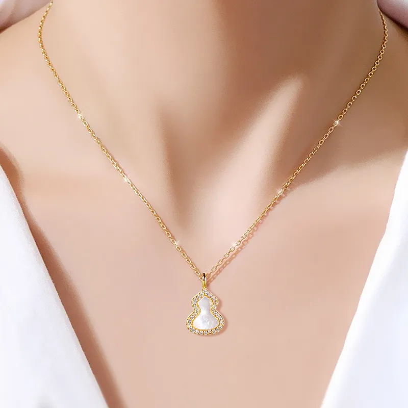 Pursue Love Titanium Steel Necklaces Women's-3