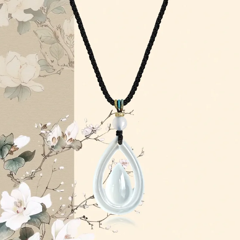 Tang Zhi Serpentine Jade Pendants Women's-1