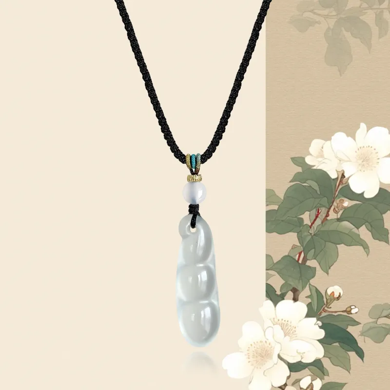Tang Zhi Serpentine Jade Necklaces Women's-3