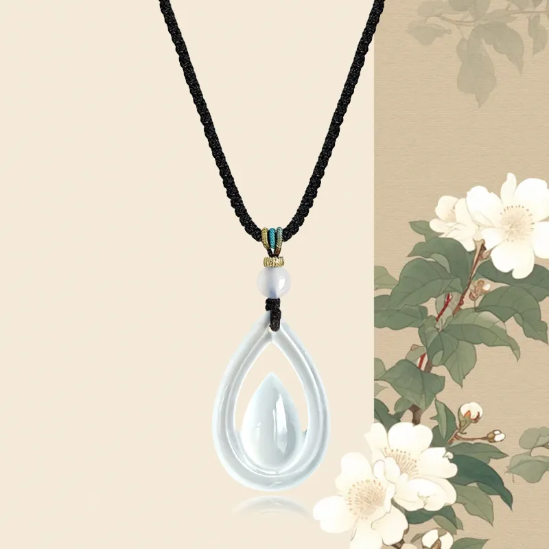Tang Zhi Serpentine Jade Pendants Women's-3