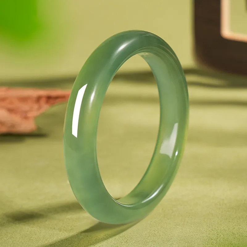 Tang Zhi Serpentine Jade Bangles Women's-2
