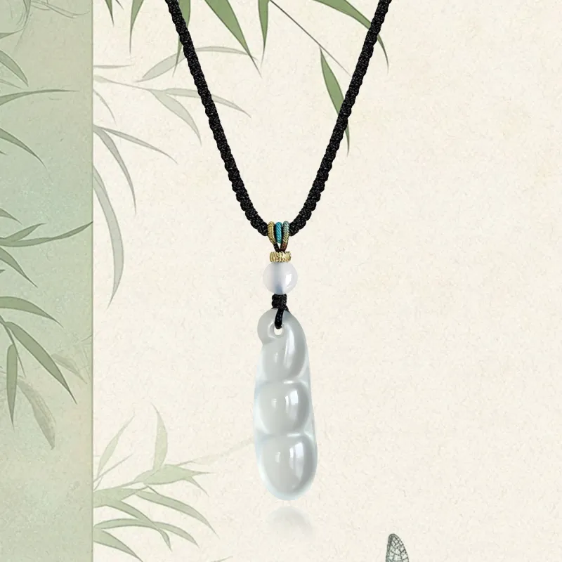 Tang Zhi Serpentine Jade Necklaces Women's-2