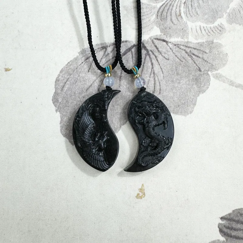 Tang Zhi Serpentine Jade Necklaces Unisex-6