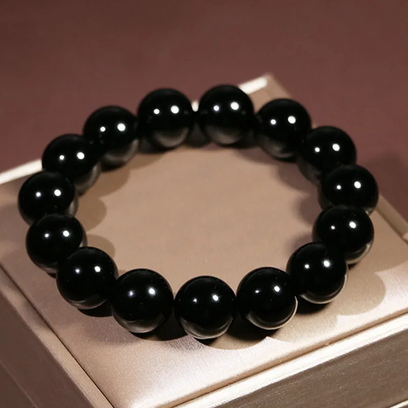 Tang Zhi Obsidian Bracelets Unisex-1