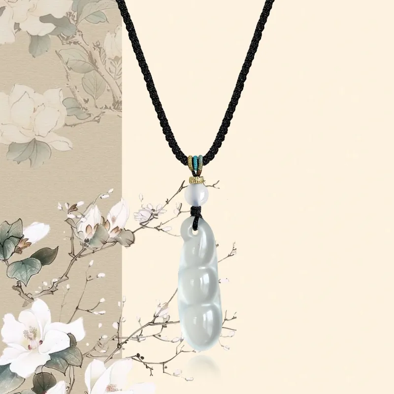 Tang Zhi Serpentine Jade Necklaces Women's-1