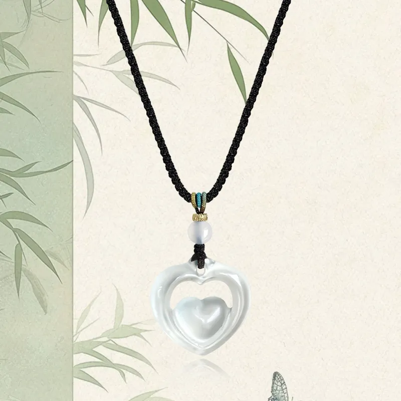 Tang Zhi Serpentine Jade Pendants Women's-2