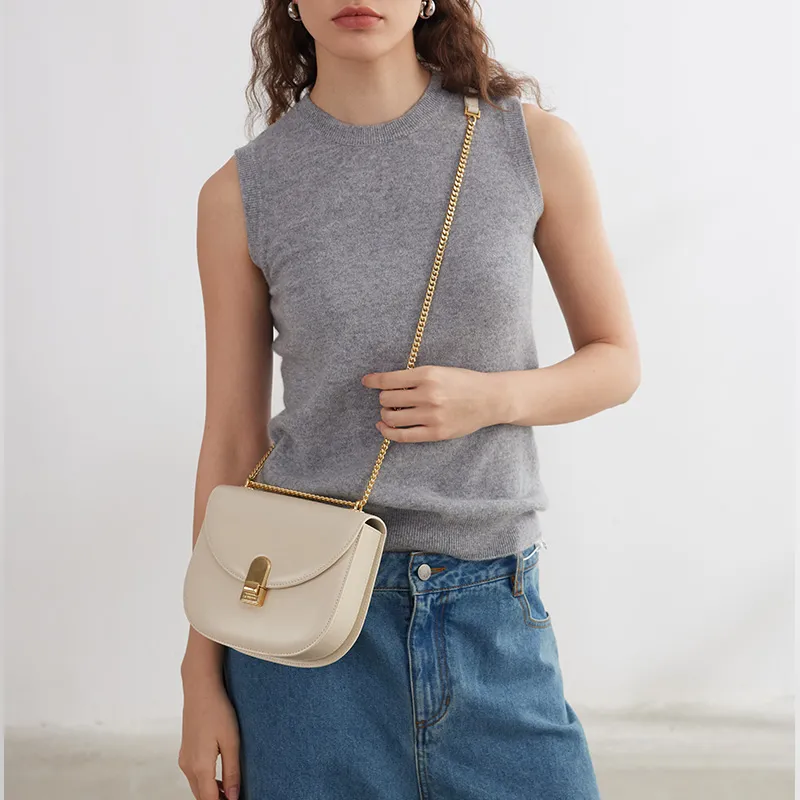 LA FESTIN Cow Leather Commute Underarm Shoulder Bag, Crossbody Bag Women's-4