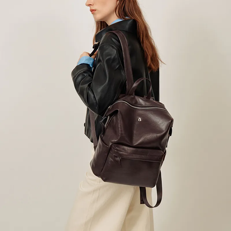 LA FESTIN Synthetic Leather Backpack Regular Unisex Multicolor-7