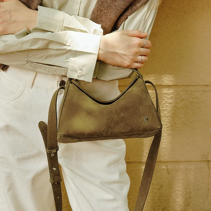 LA FESTIN Top Grain Cow Leather Handbag Regular Women's Multicolor-15