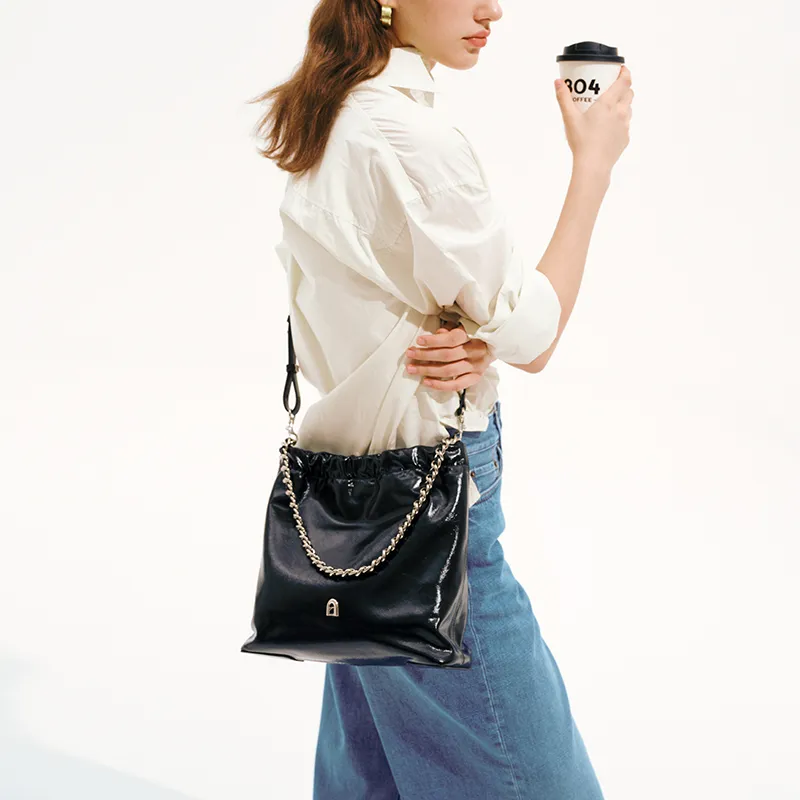 LA FESTIN Cow Leather Shoulder Bag Crossbody Bag Women's-1