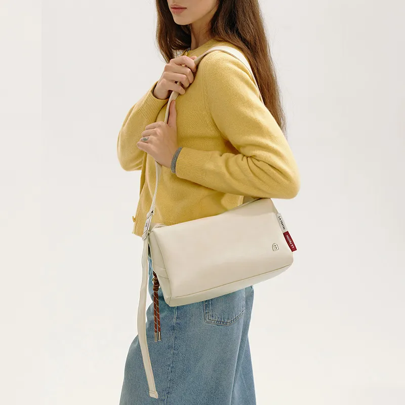 LA FESTIN Top Grain Cow Leather Shoulder Bag Women's Multicolor-2
