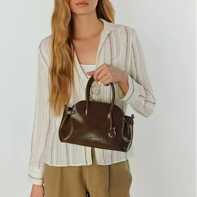 LA FESTIN Cow Leather Shoulder Bag Crossbody Bag Handbags Medium Size Women's Multicolor-9