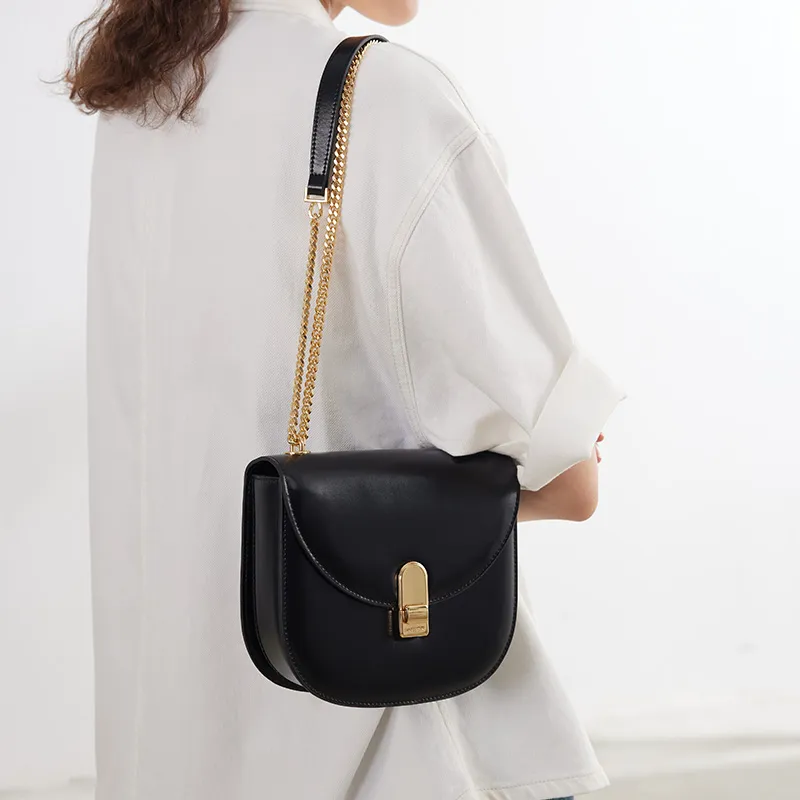 LA FESTIN Cow Leather Commute Underarm Shoulder Bag, Crossbody Bag Women's-1