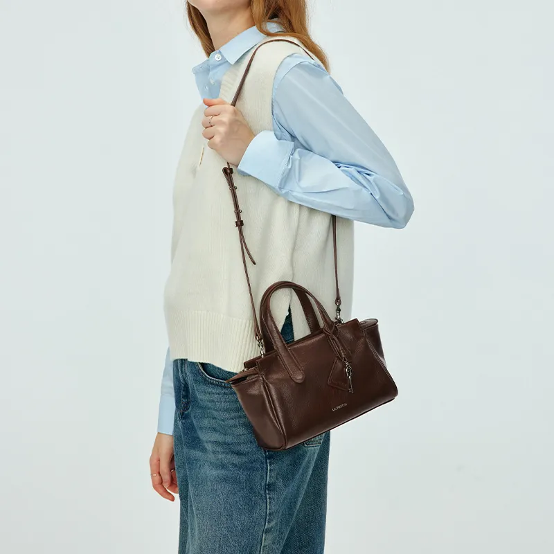 LA FESTIN Top Grain Cow Leather One Shoulder Handbags Regular Women's Multicolor-16