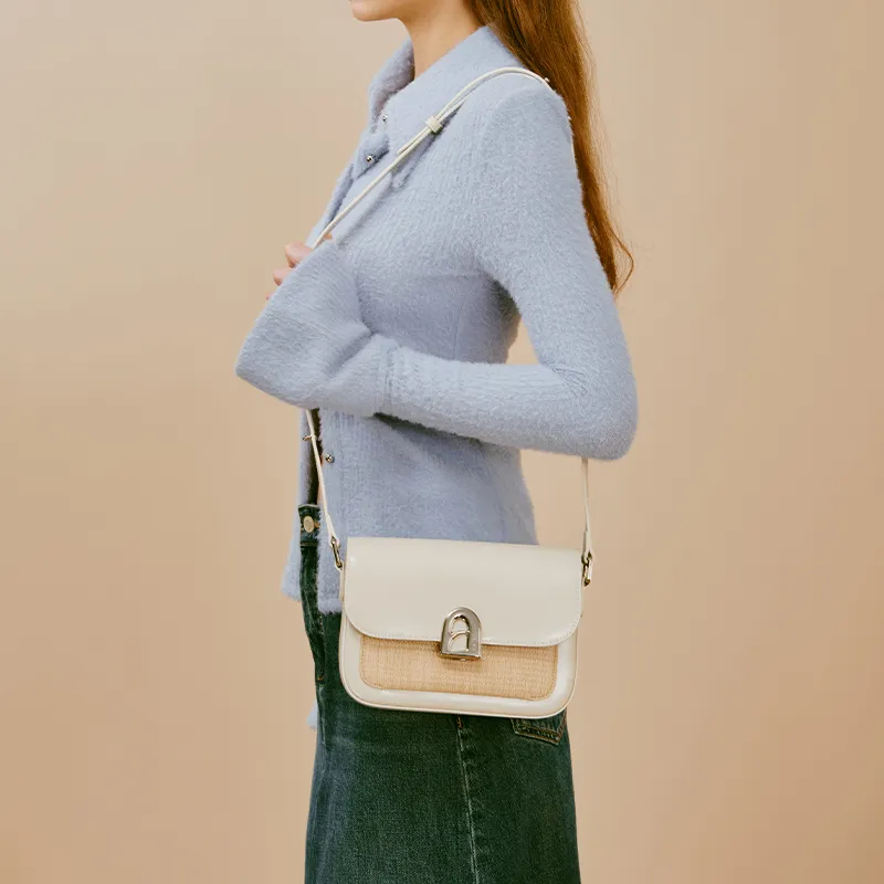 LA FESTIN Synthetic Leather New Arrival One Shoulder Crossbody Niche Underarm Tofu Bag Women's-8