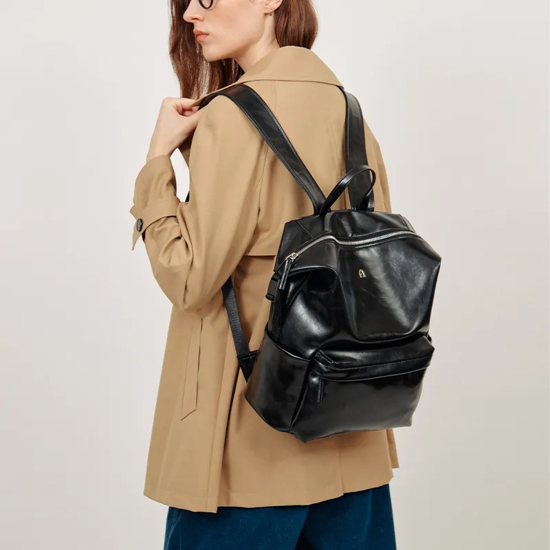 LA FESTIN Synthetic Leather Backpack Regular Unisex Multicolor-1