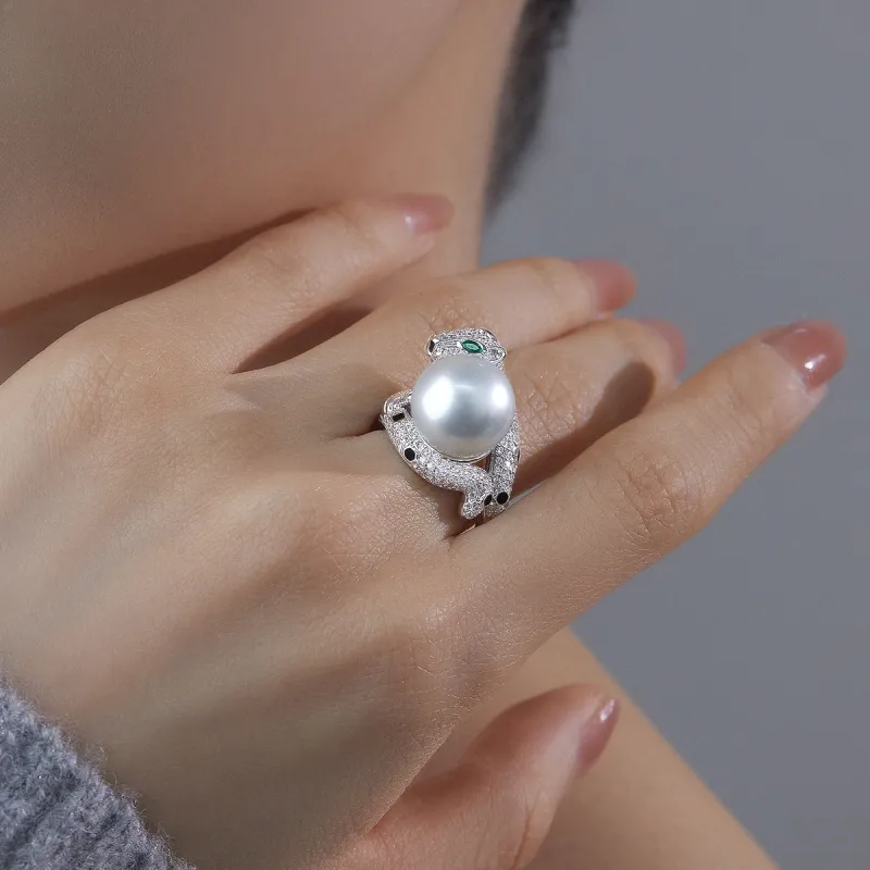 ME LUXE Pearl Rings Women's-1