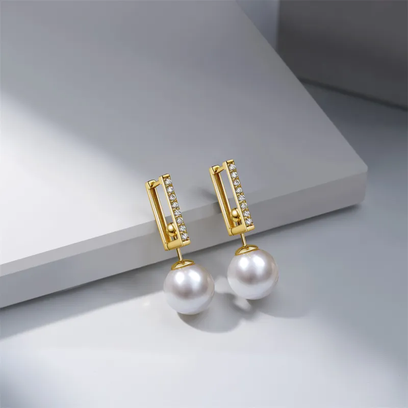 ME LUXE Freshwater Pearl Earrings Women's-1