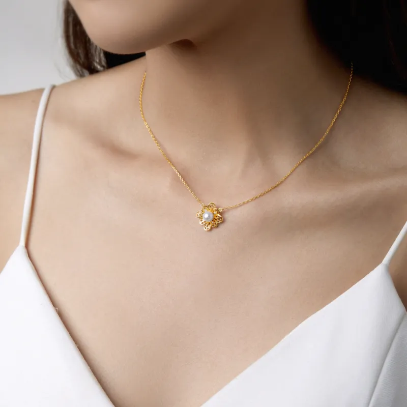 ME LUXE Saltwater Pearl Necklaces Women's-4