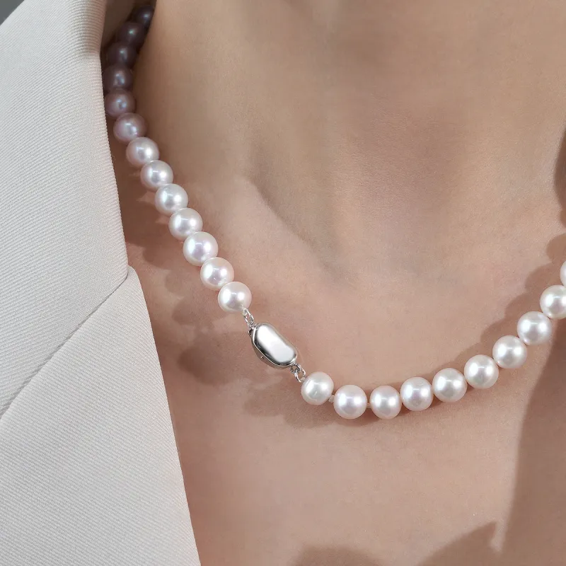 ME LUXE Pearl Necklace, Classic And Versatile Women's-1