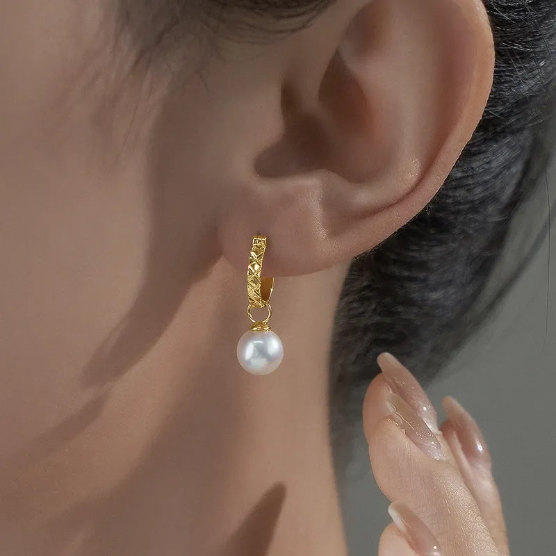 ME LUXE Saltwater Pearl Earrings Women's-3
