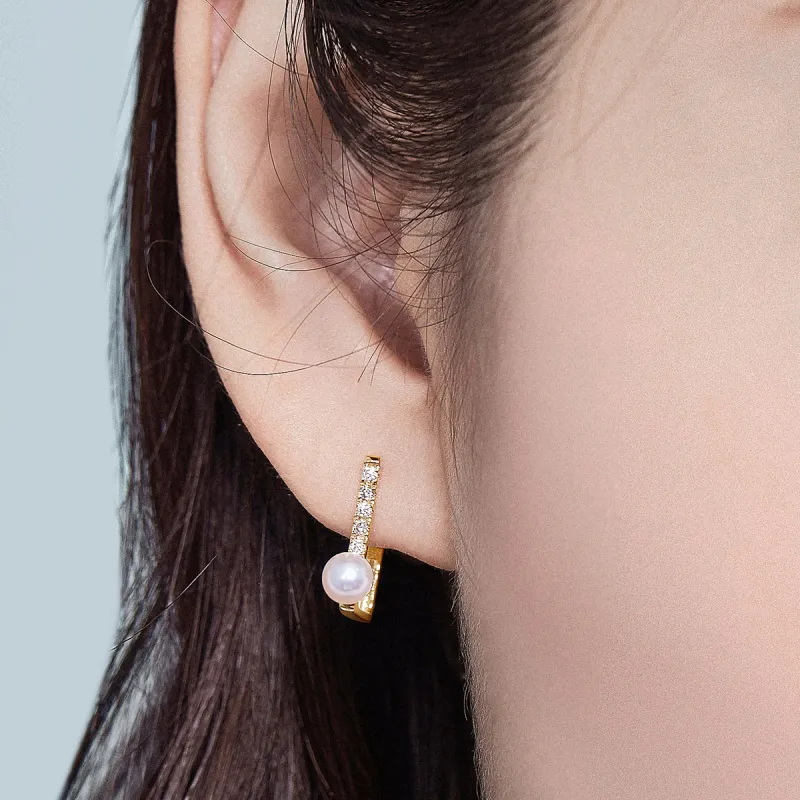ME LUXE Saltwater Pearl Earrings Women's-2