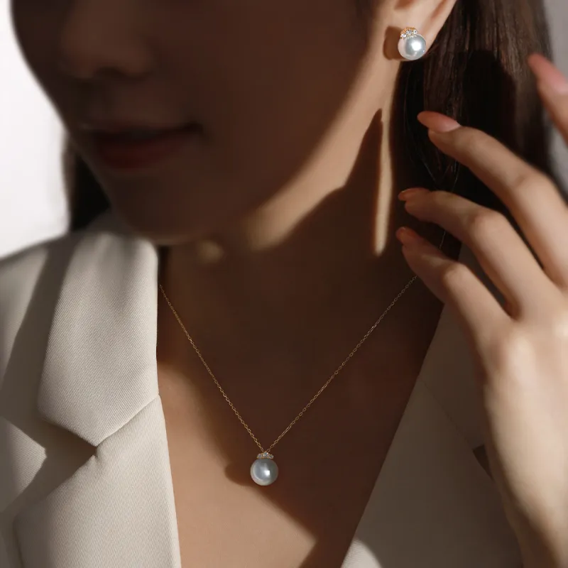 ME LUXE Pearl Pendants Women's-4