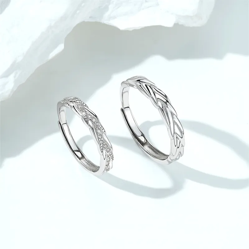 ME LUXE S925 Silver Ring, Unique Forest Knuckle Ring Unisex-6