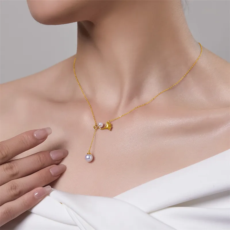 ME LUXE Saltwater Pearl Necklaces Women's-5