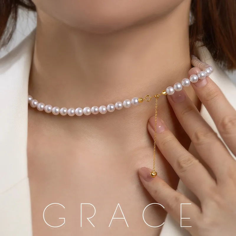 ME LUXE Saltwater Pearl Necklace, Sweet Style Versatile, Refined Anniversary Gift Women's-2