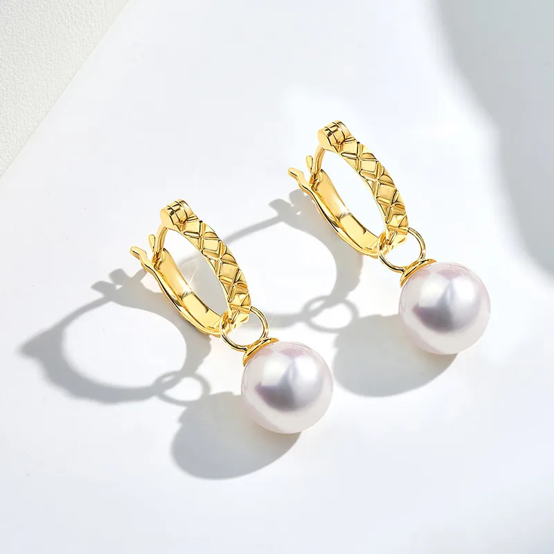 ME LUXE Saltwater Pearl Earrings Women's-2