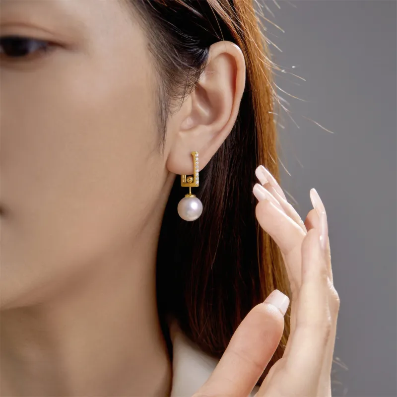 ME LUXE Freshwater Pearl Earrings Women's-2