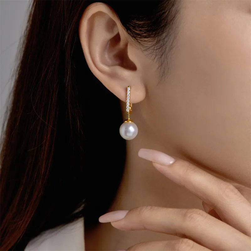 ME LUXE Freshwater Pearl Earrings Women's-4