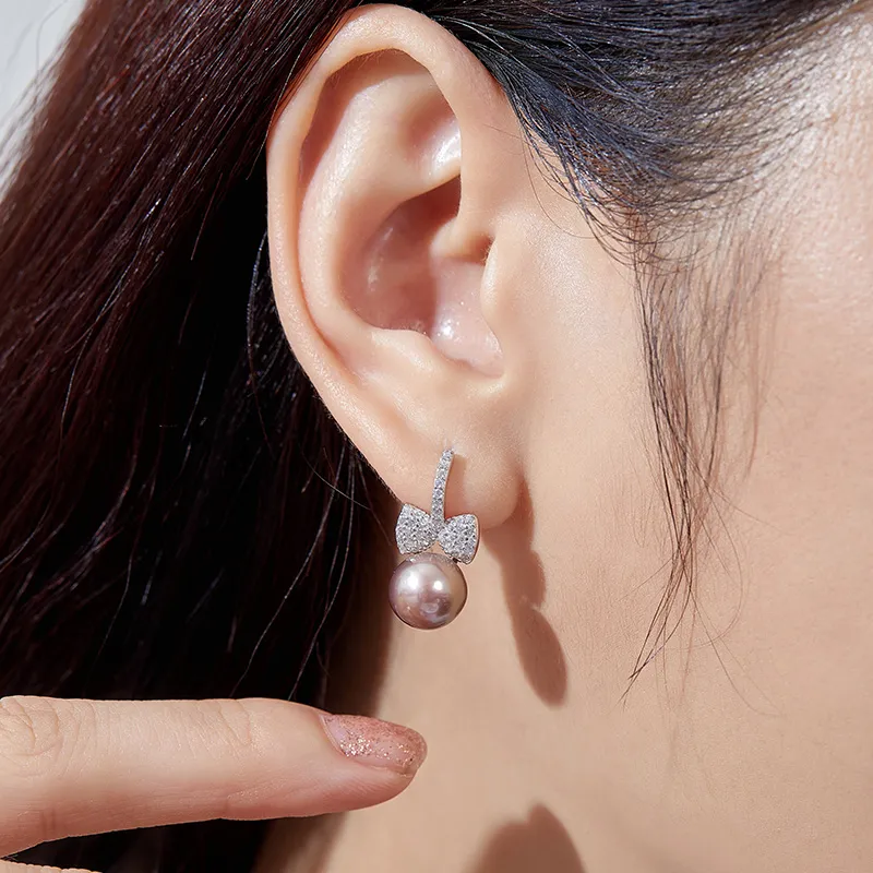 ME LUXE Freshwater Pearl Earrings Women's-4