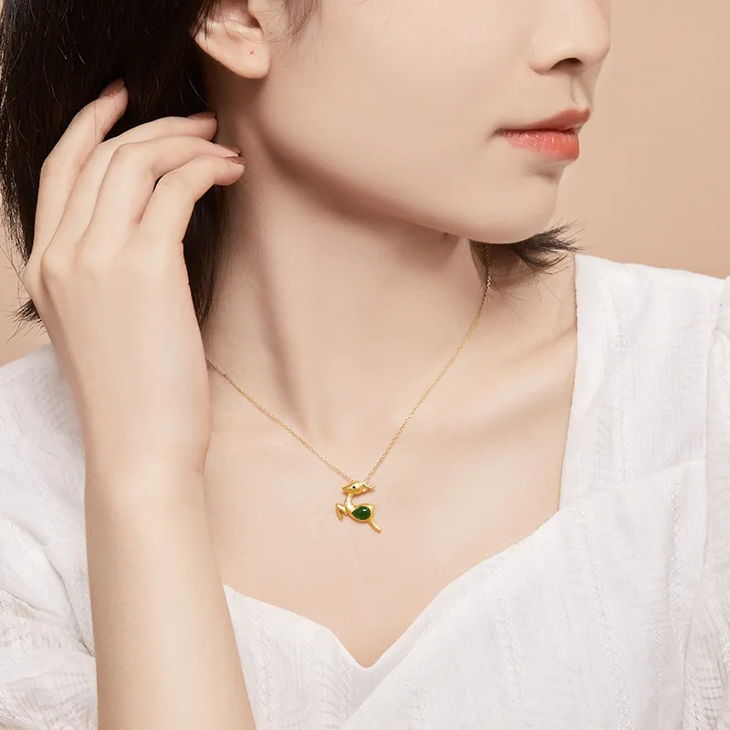 ME LUXE Delicate Versatile Elegance Elegant Pendant Jasper Women's-2