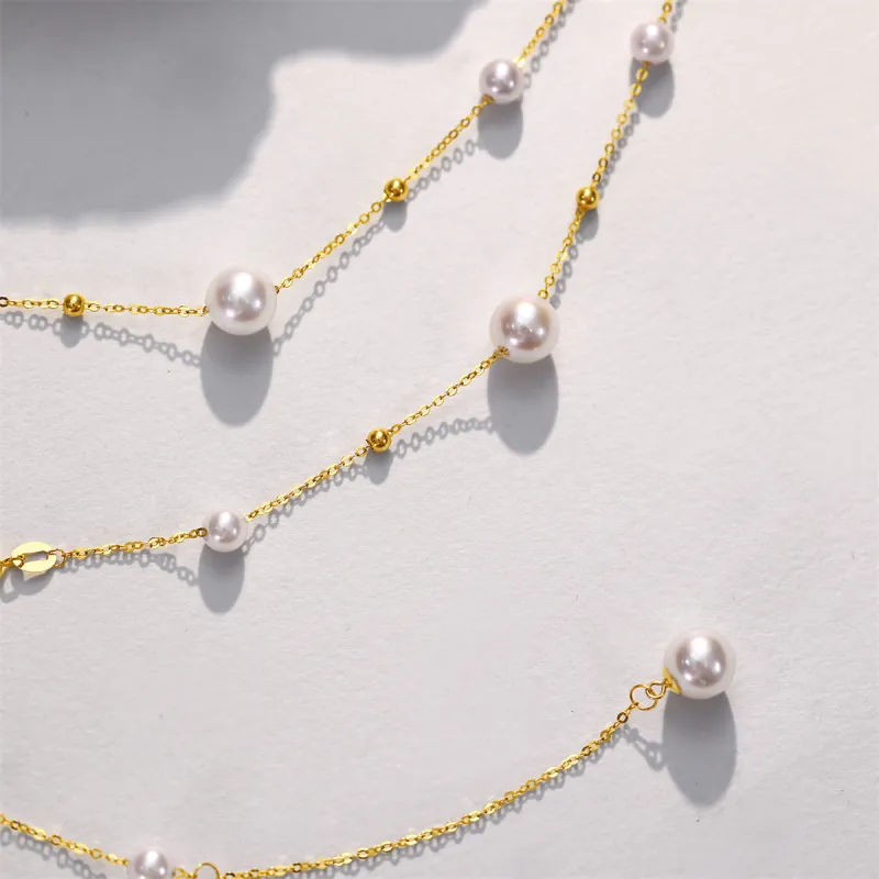 ME LUXE Saltwater Pearl Necklaces Women's-4