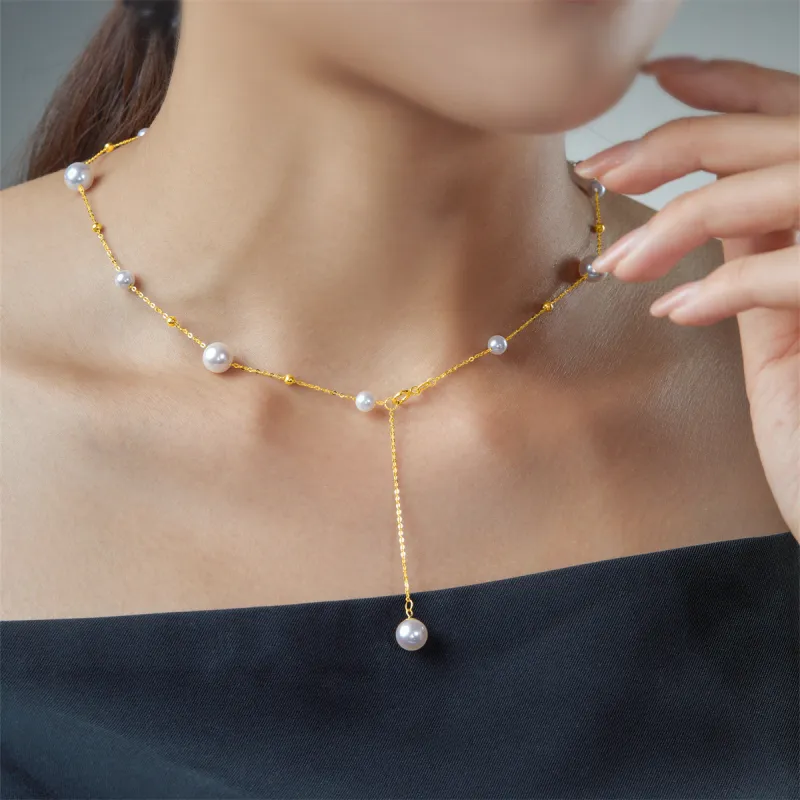 ME LUXE Saltwater Pearl Necklaces Women's-3