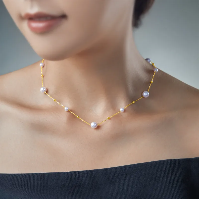 ME LUXE Saltwater Pearl Necklaces Women's-2
