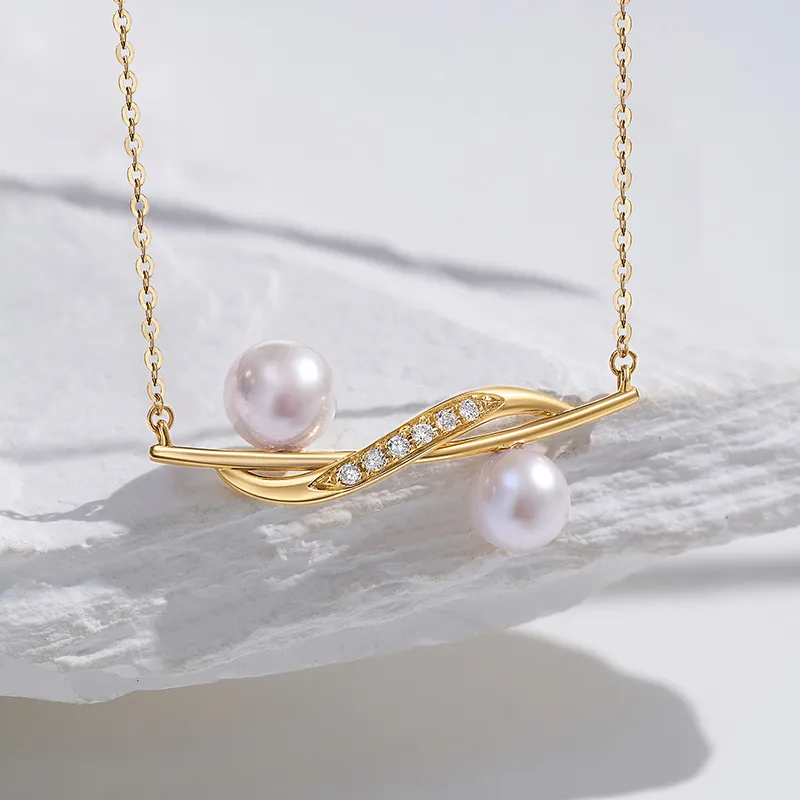 ME LUXE Saltwater Pearl Necklaces Women's-2