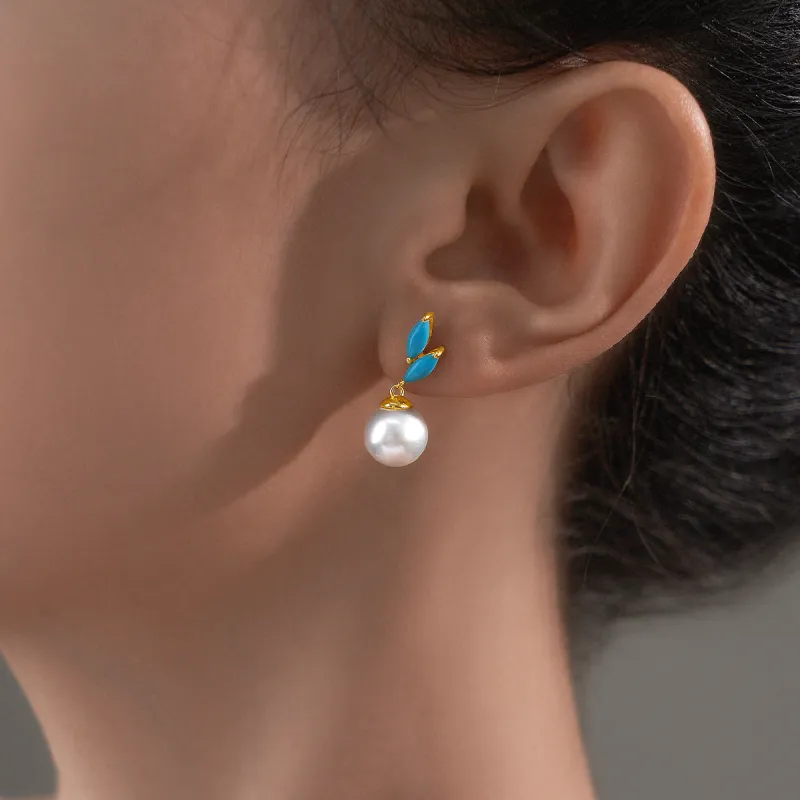 ME LUXE Pearl Earrings Women's-1