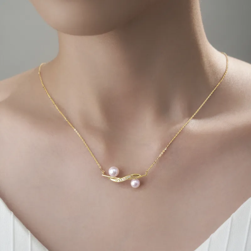 ME LUXE Saltwater Pearl Necklaces Women's-1