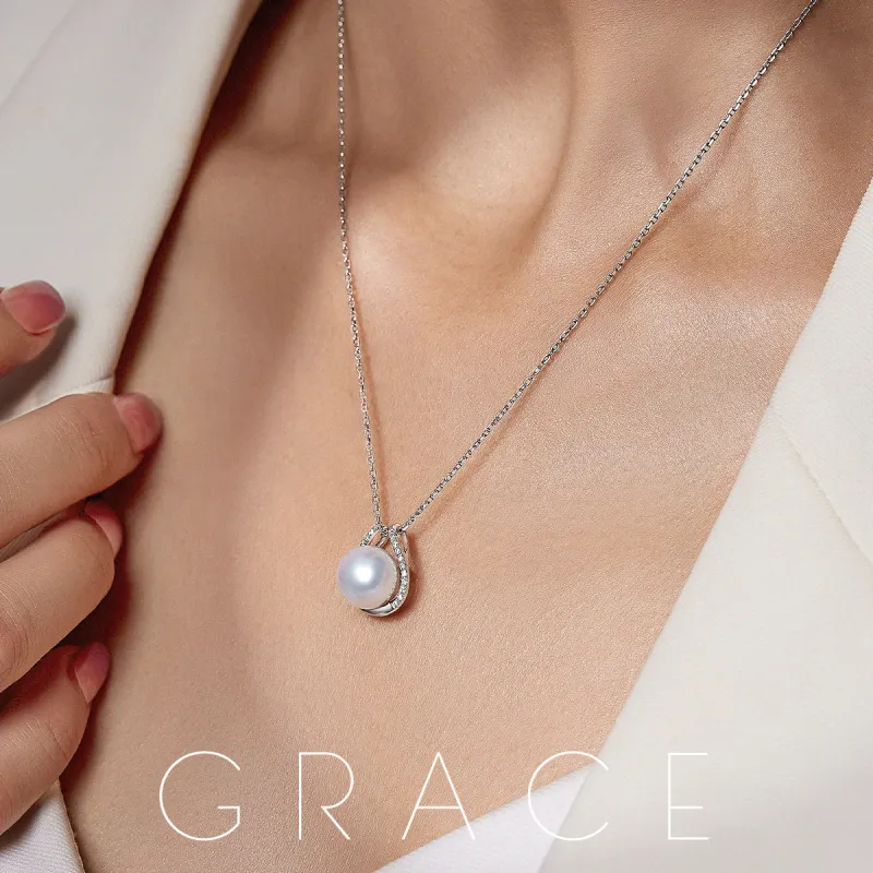 ME LUXE Pearl Pendant, Premium Feel Women's-2